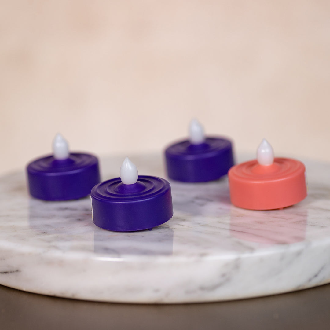 Advent Tea Lights - Flameless - 4pc