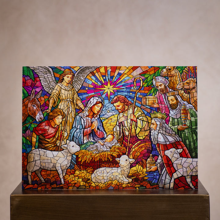 Advent Calendar - Starlit Nativity - Bible Verse