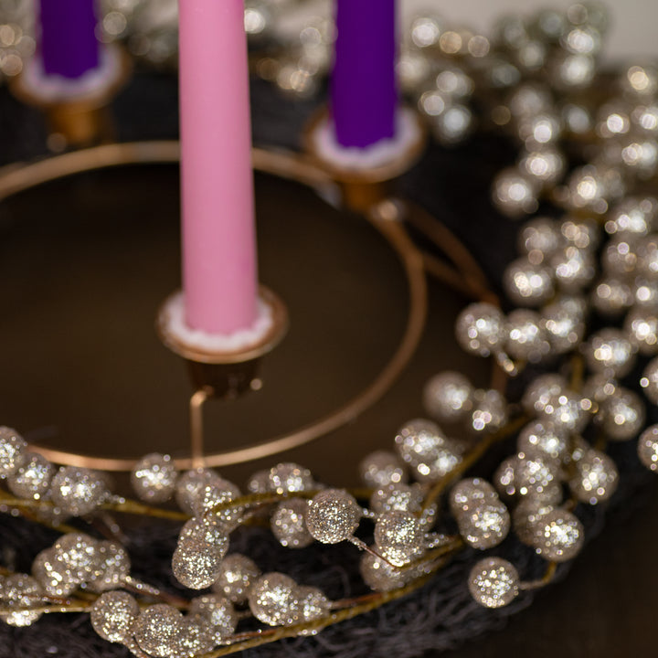 Advent Wreath - Champagne Berries - 14D"