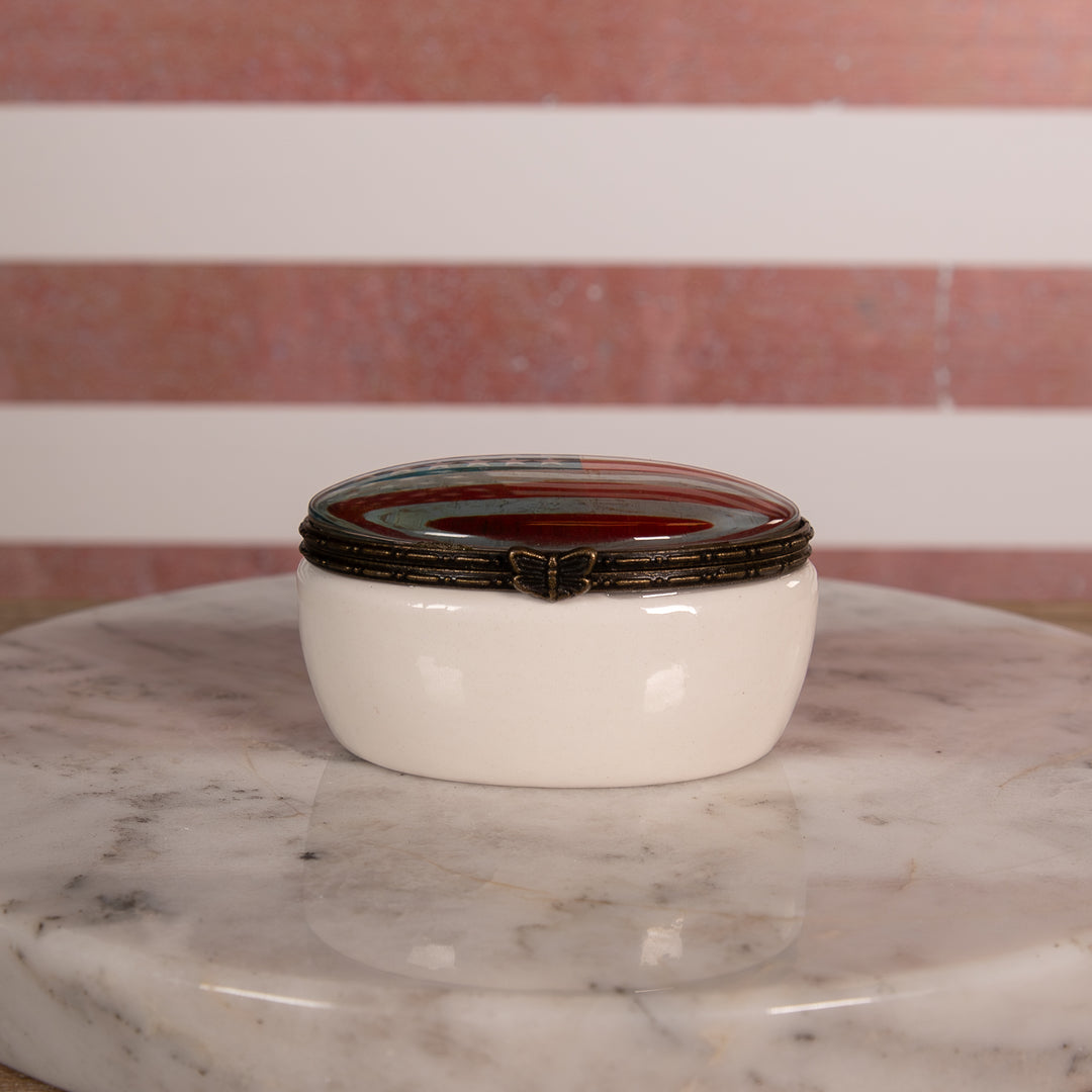 American Flag Keepsake Box
