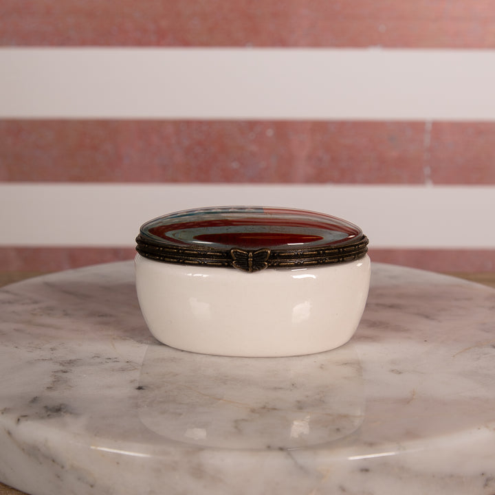 American Flag Keepsake Box