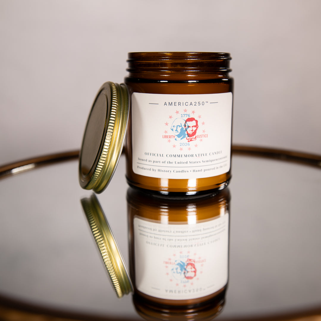 Aged Oak &amp; Parchment Freedom Candle