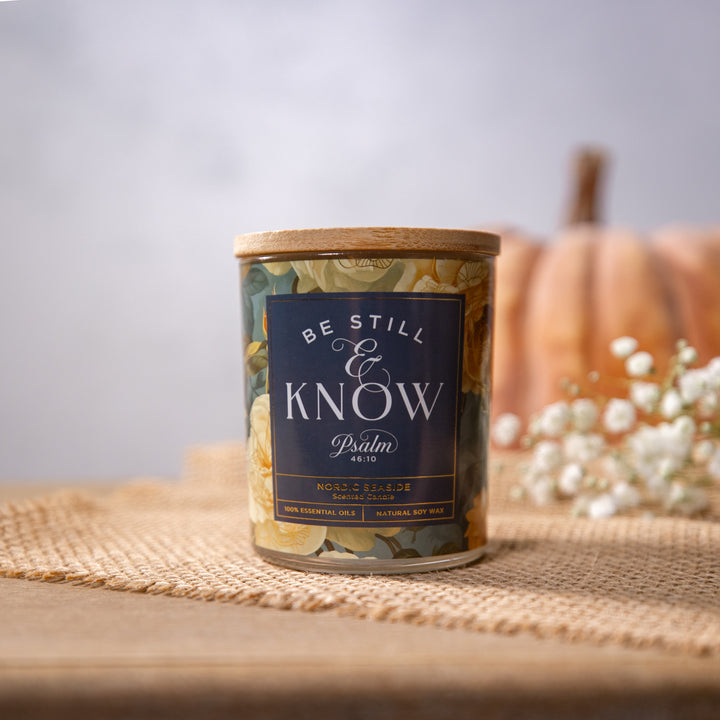 Candle - Be Still and Know - Nordic Seaside