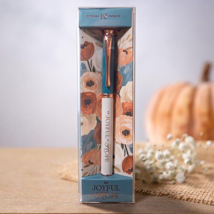 Pen - Be Joyful In Hope - Floral