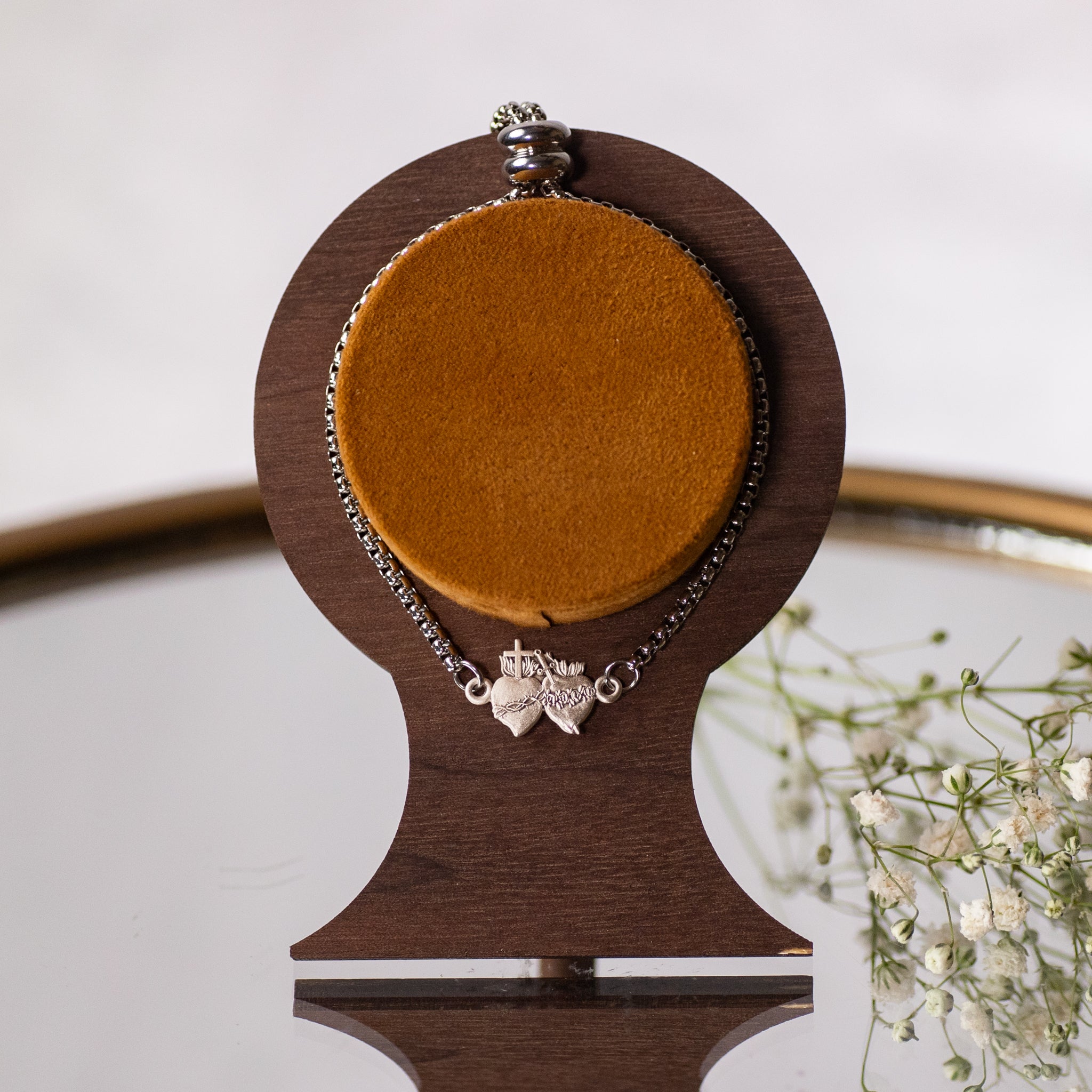 Bracelet - SHJ & IHM - Sterling Silver - Stainless Steel Bolo Chain