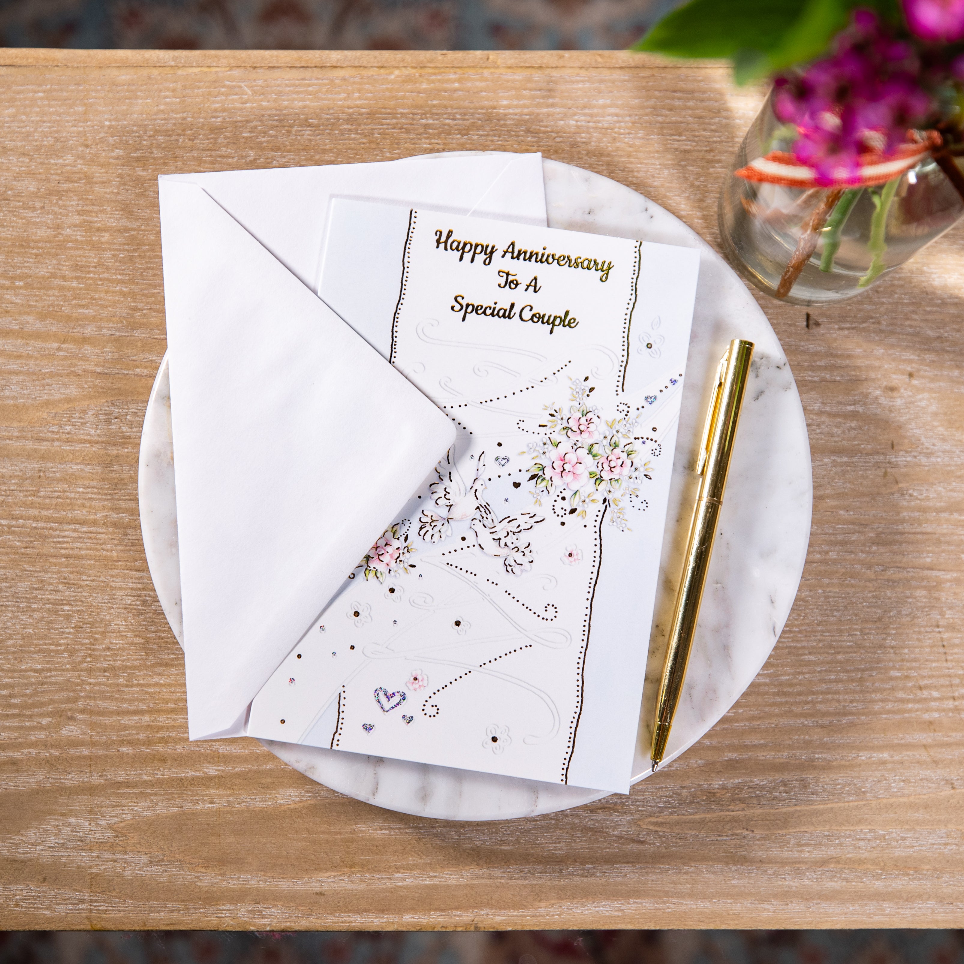 Card - Happy Anniversary to A Special Couple
