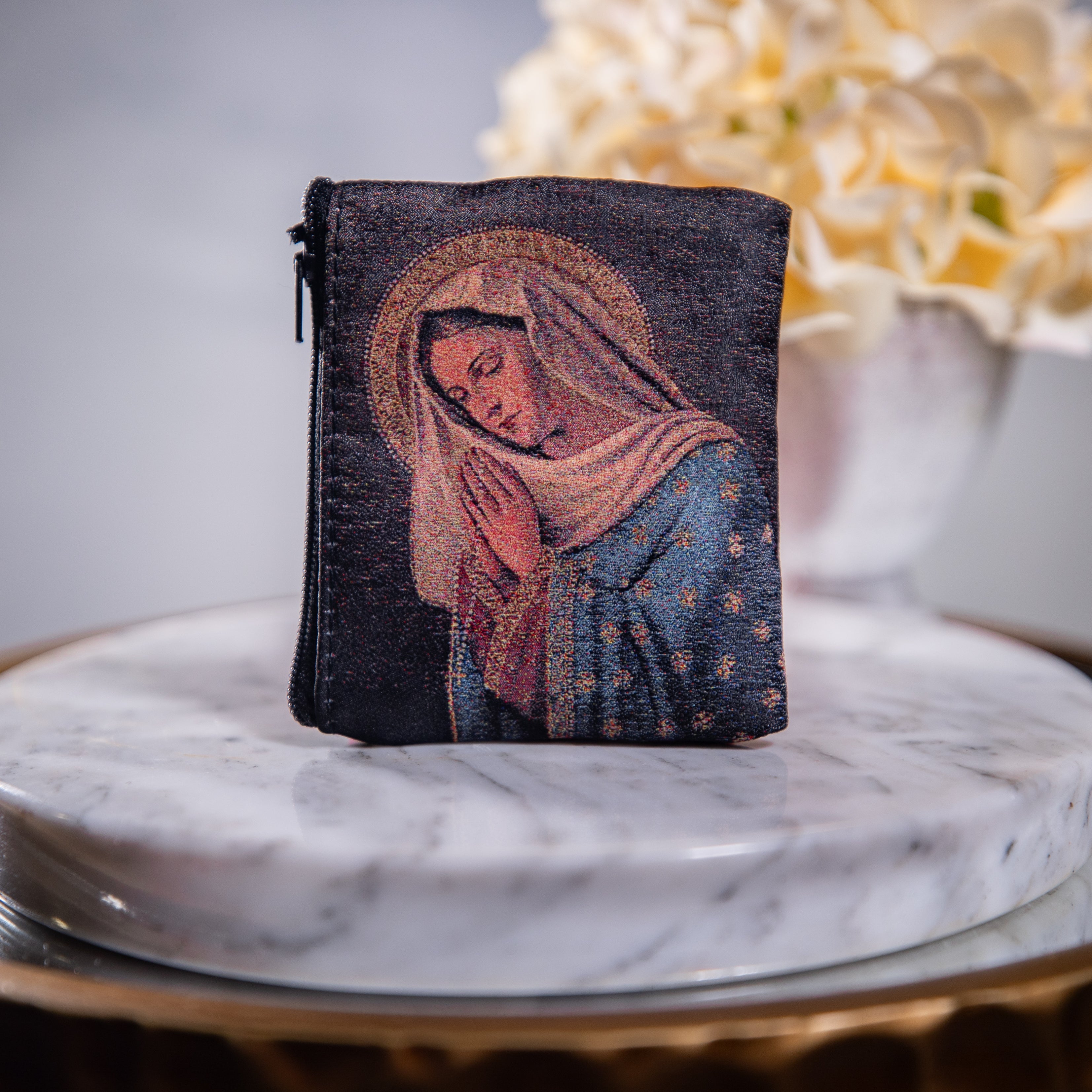 Rosary Case - Praying Madonna