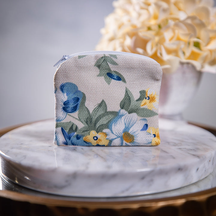 Rosary Case - Blue Floral