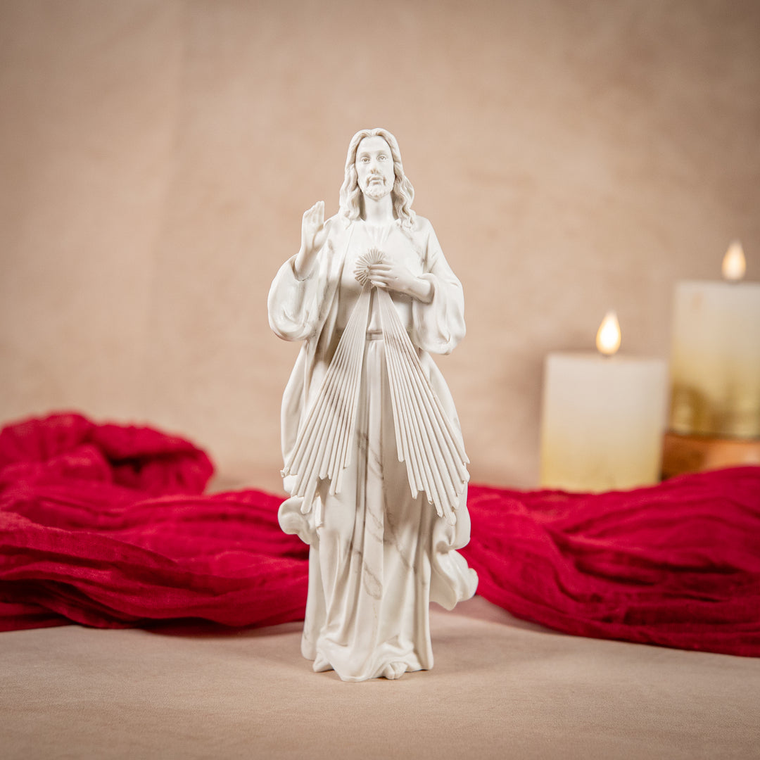 Divine Mercy Marble Statue