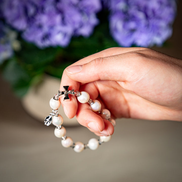 Pearl Rosary Bracelet