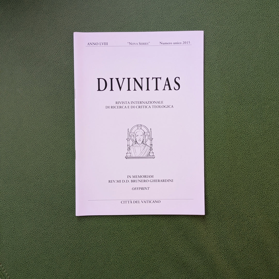 Divinitas - The Marriage of Saint Joseph and the Blessed Virgin Mary: Sign of the Mystery of the Redepmtive Incarnation