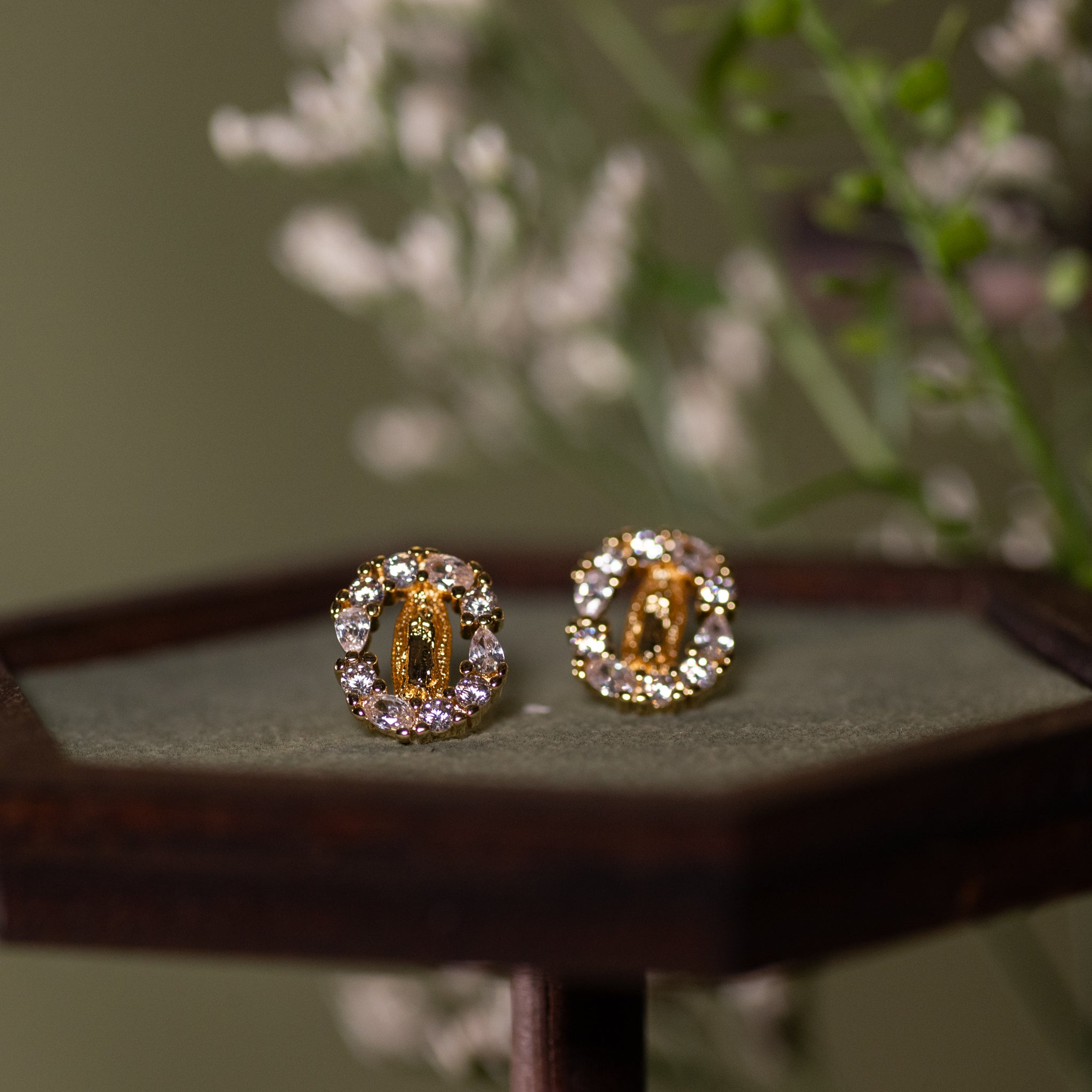 Earrings - OLG - 16K Gold Filled - Oval
