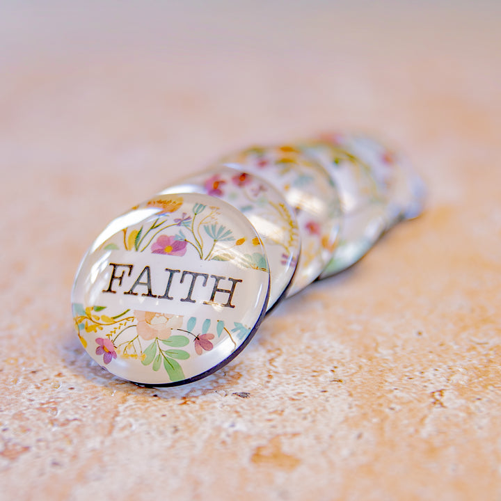Faith and Flower Magnets