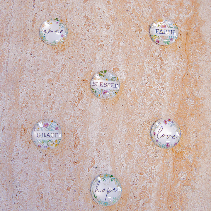 Faith and Flower Magnets