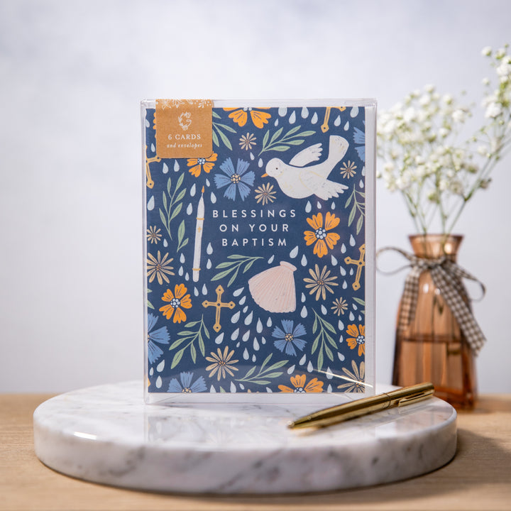 Boxed Card Set - Blessings on Your Baptism - 6pc