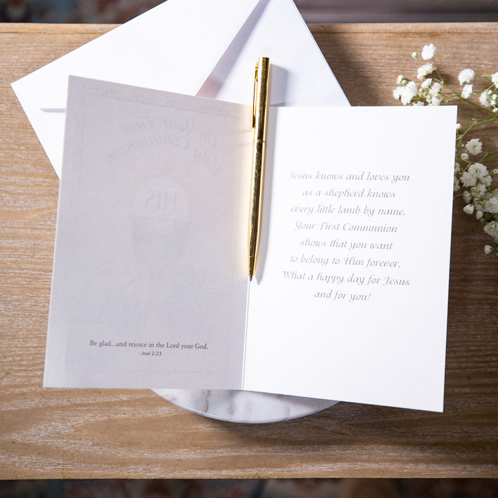 Card - On Your First Holy Communion