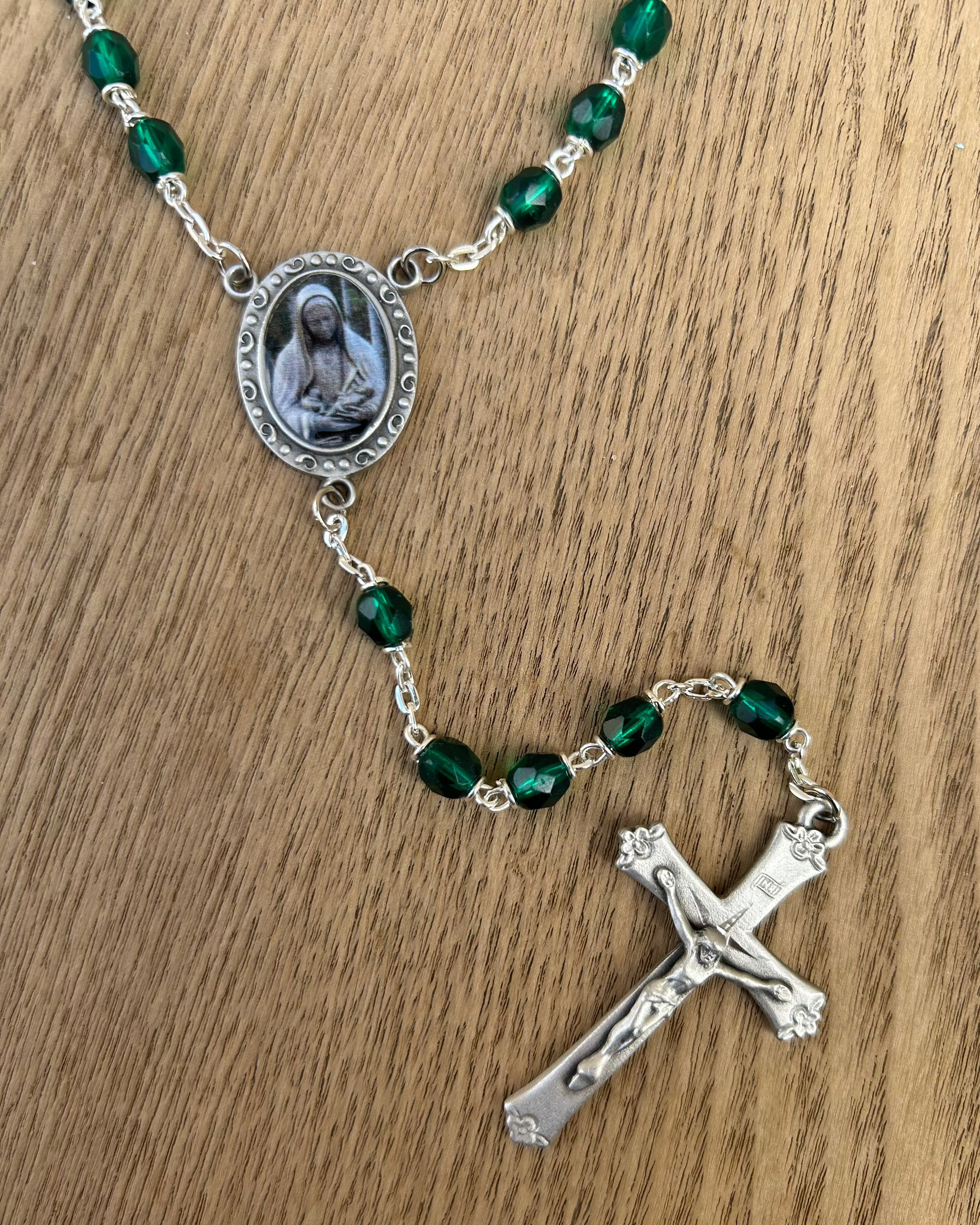 Mother of the Unborn Rosary - Peridot