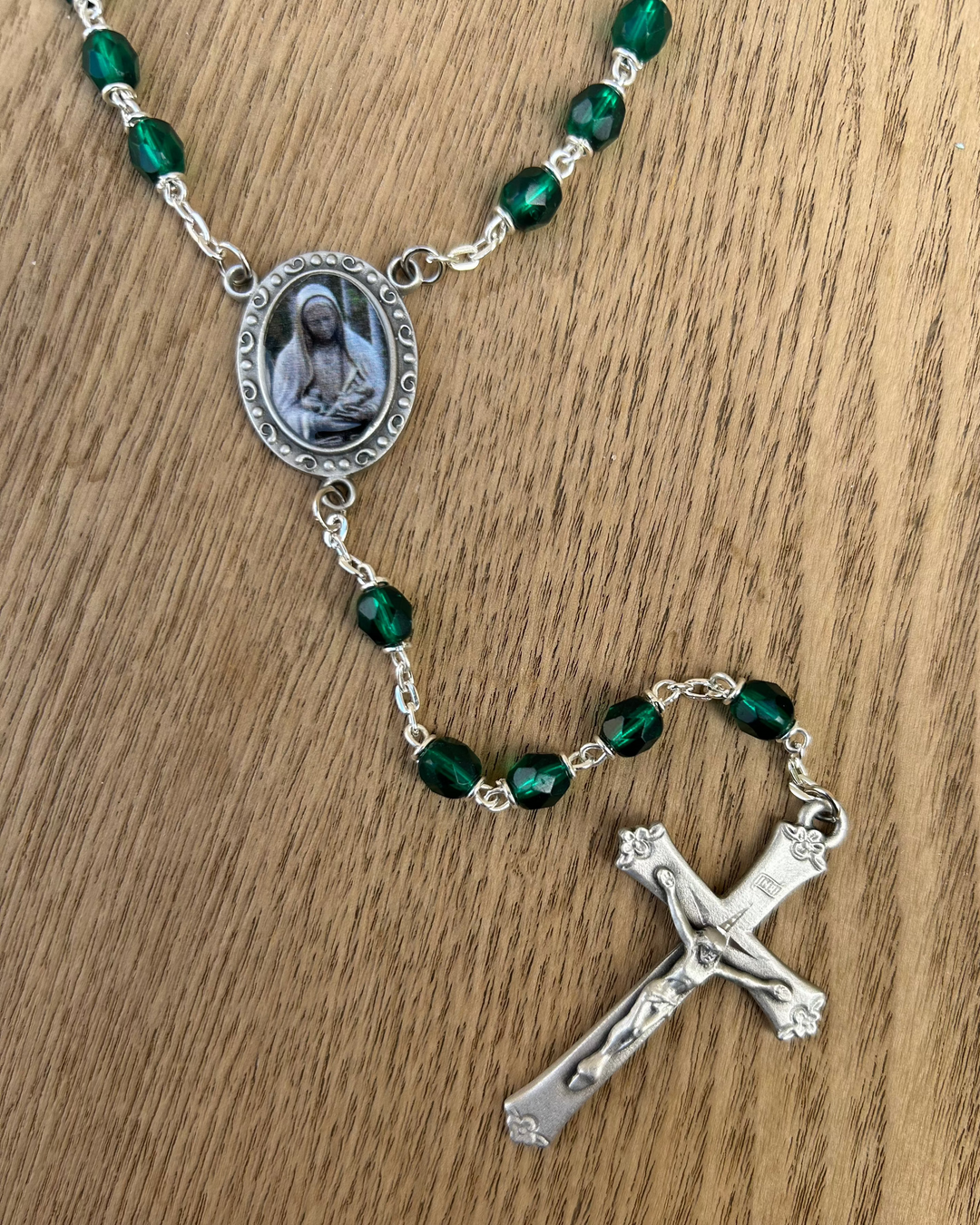 Mother of the Unborn Rosary - Peridot