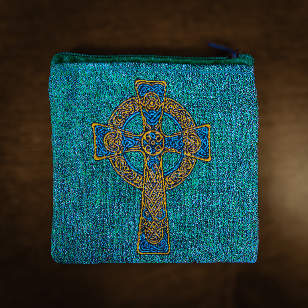 Celtic Cross Rosary Case