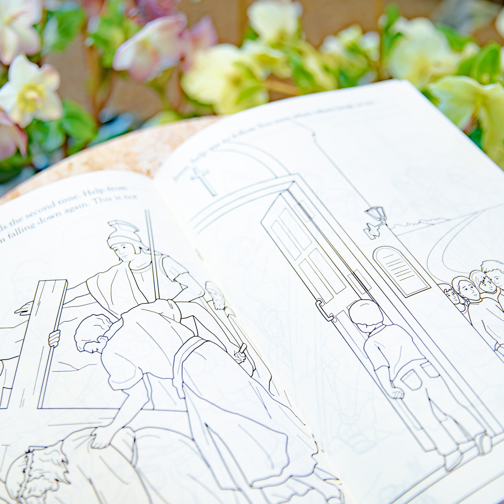 The Way of the Cross Coloring Book