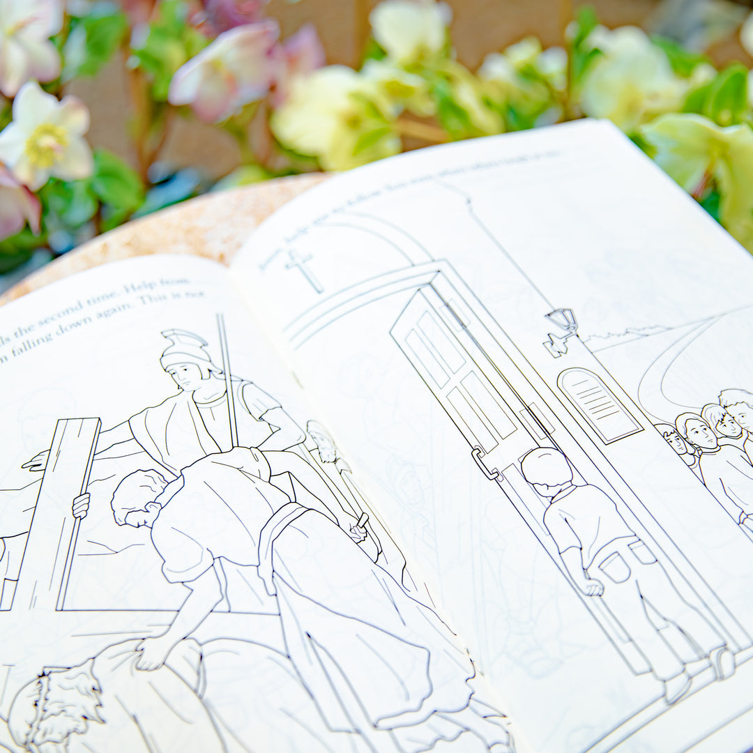 The Way of the Cross Coloring Book