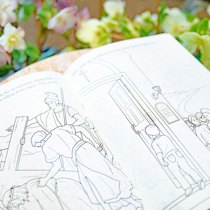 The Way of the Cross Coloring Book