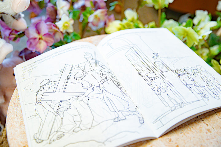 The Way of the Cross Coloring Book