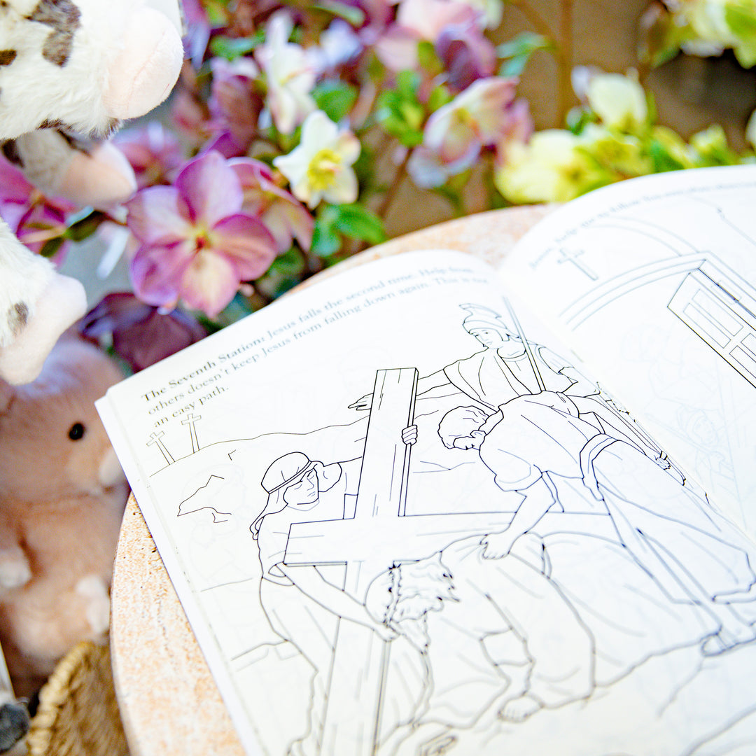 The Way of the Cross Coloring Book