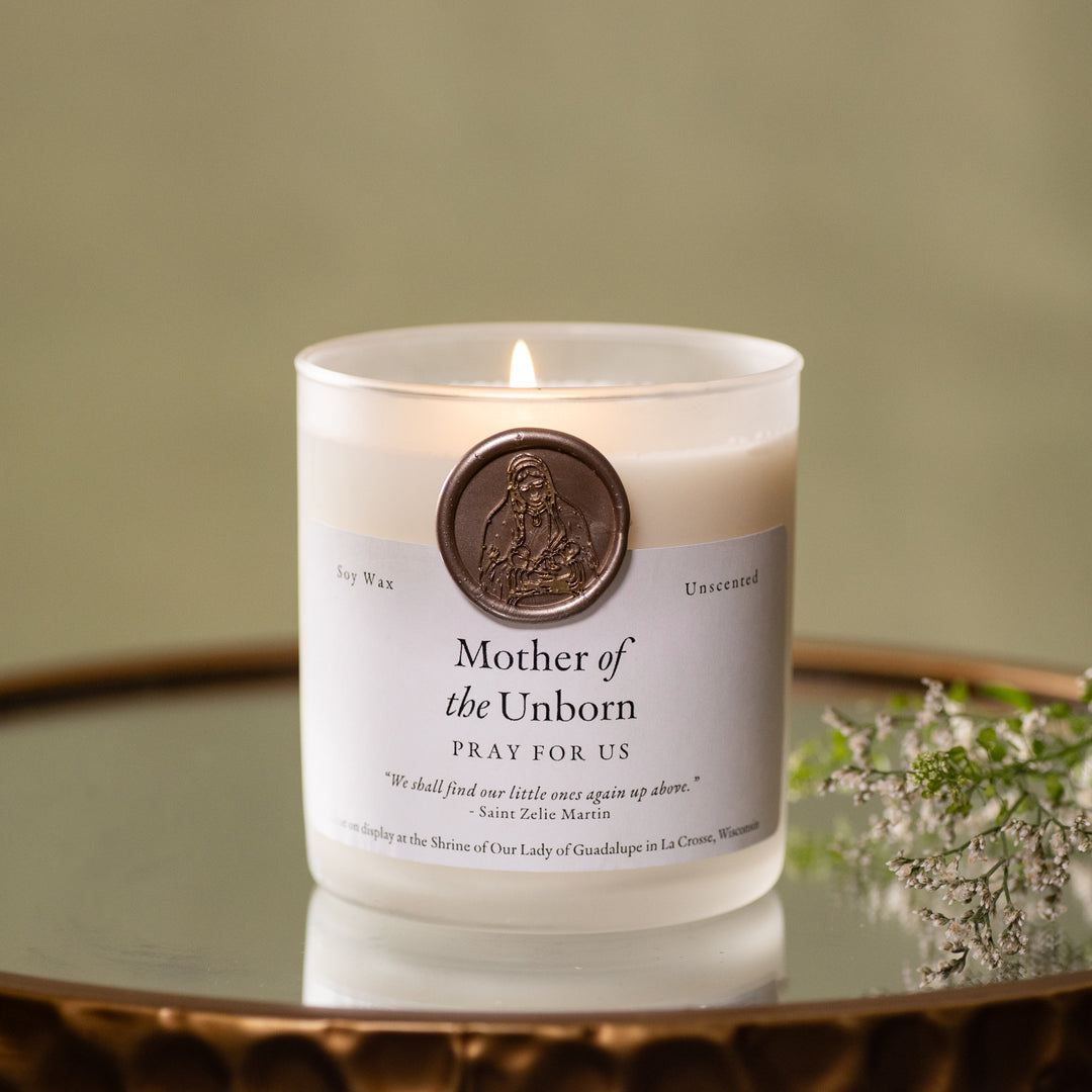 Shrine Exclusive Mother of the Unborn Candle