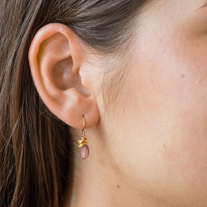 Gold Vermeil Drop Earrings
