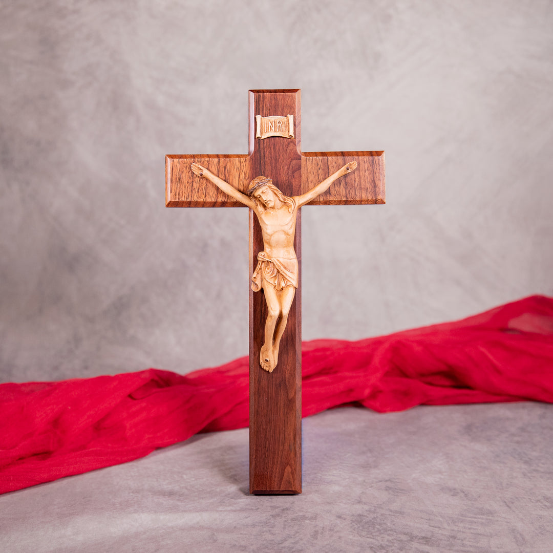 Dark Cherry Crucifix