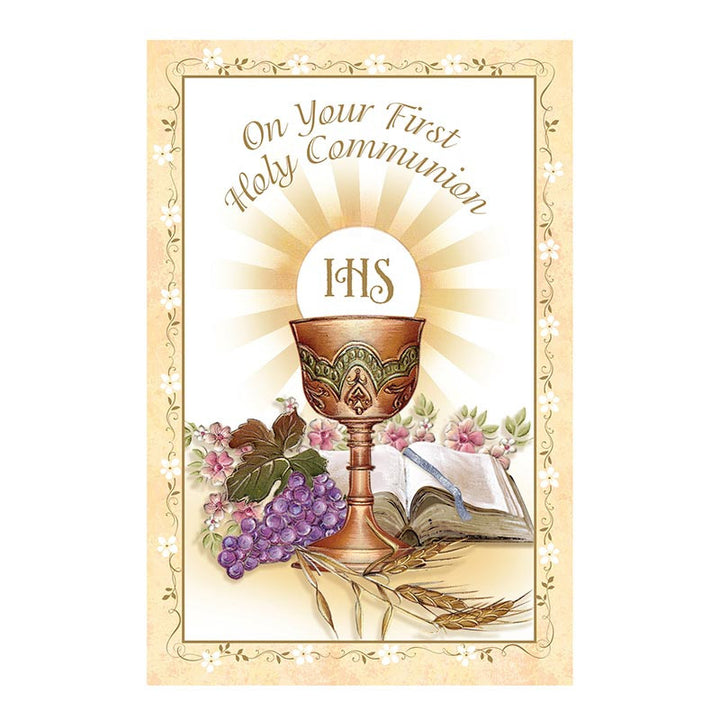 Card - On Your First Holy Communion