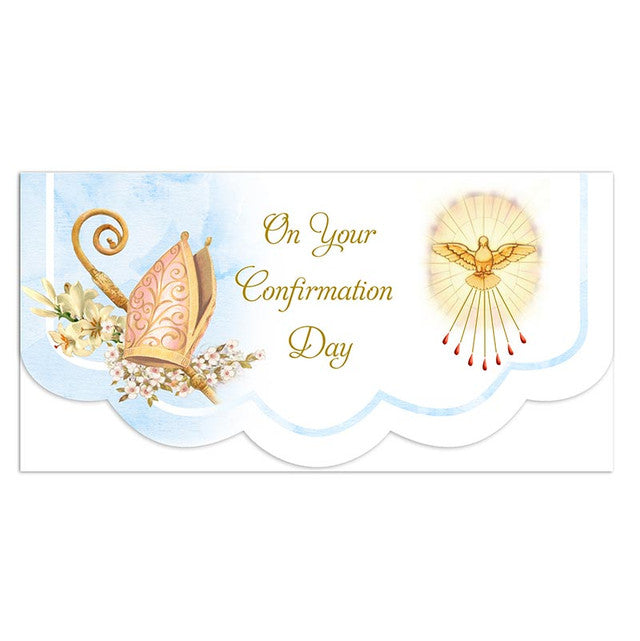 Card - On Your Confirmation Day - Confirmation - Money Holder