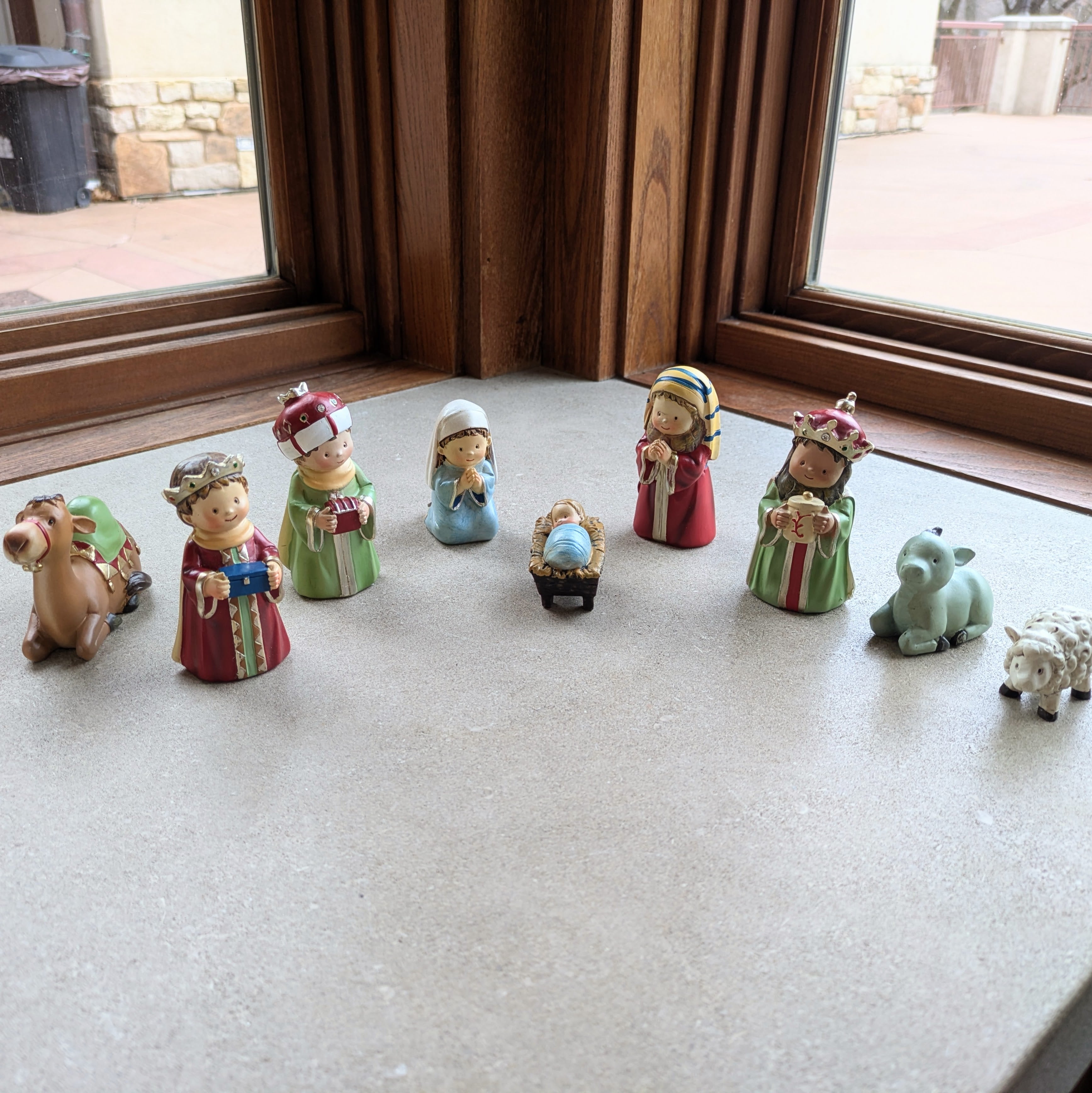 Nativity Set 9Pc - Multicolor - Bright