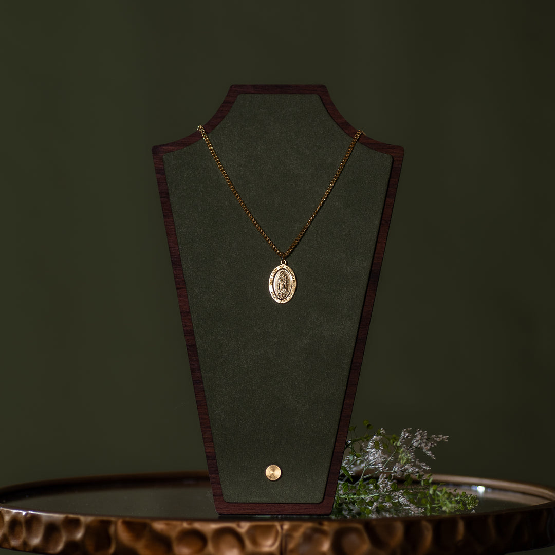Pendant - OLG - Gold Over SS - 18" Chain