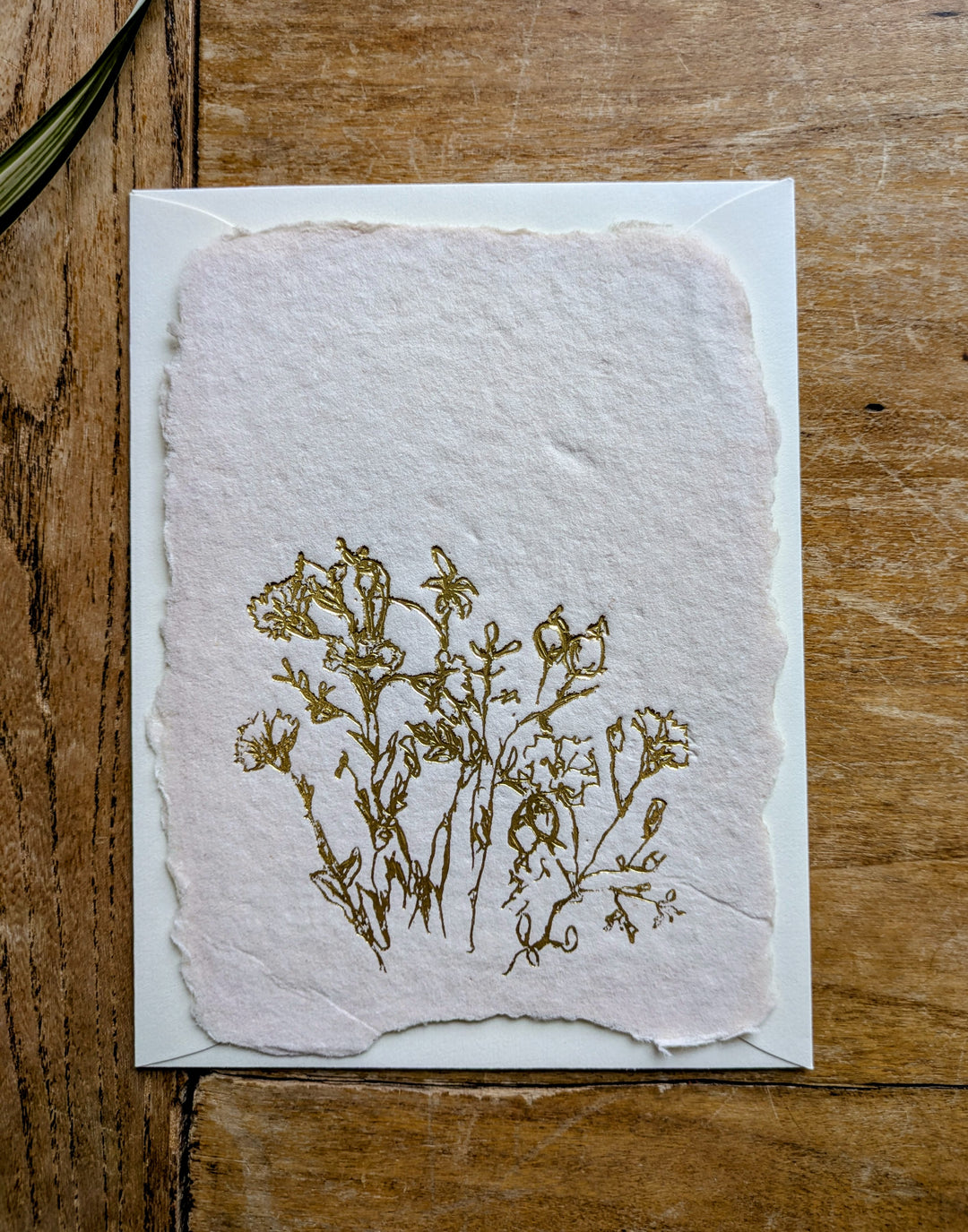 Handmade Paper Notes - Golden Meadow - Set of Four