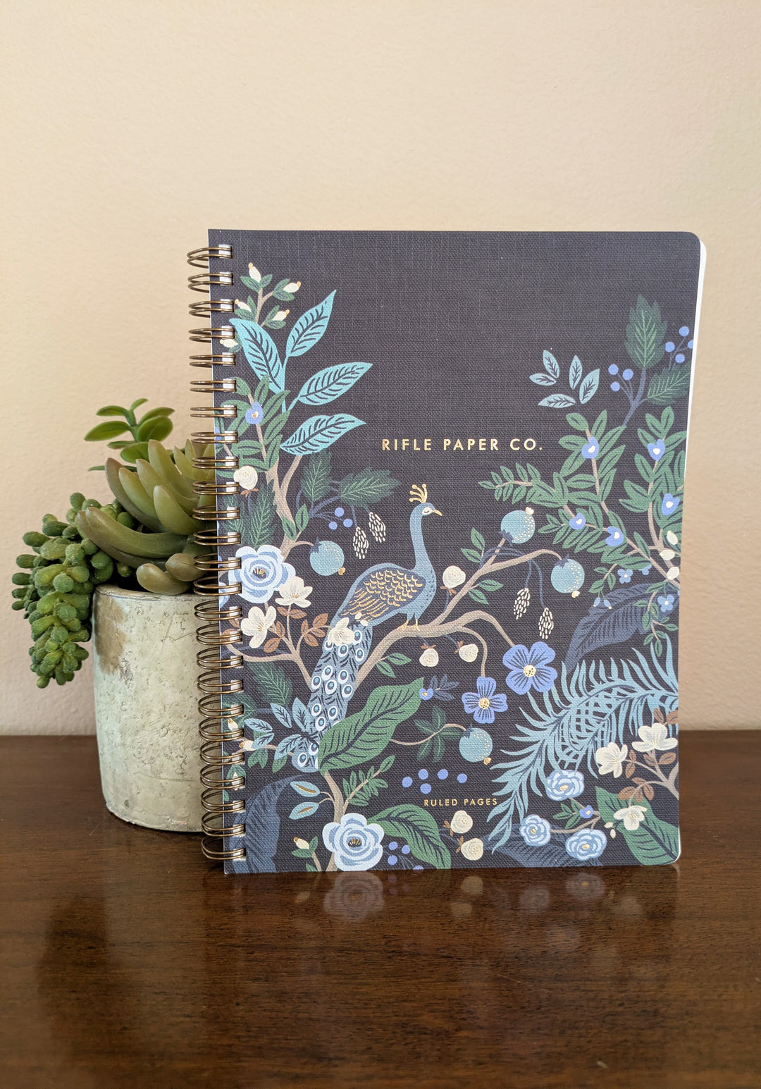 Notebook - Spiral - Peacock