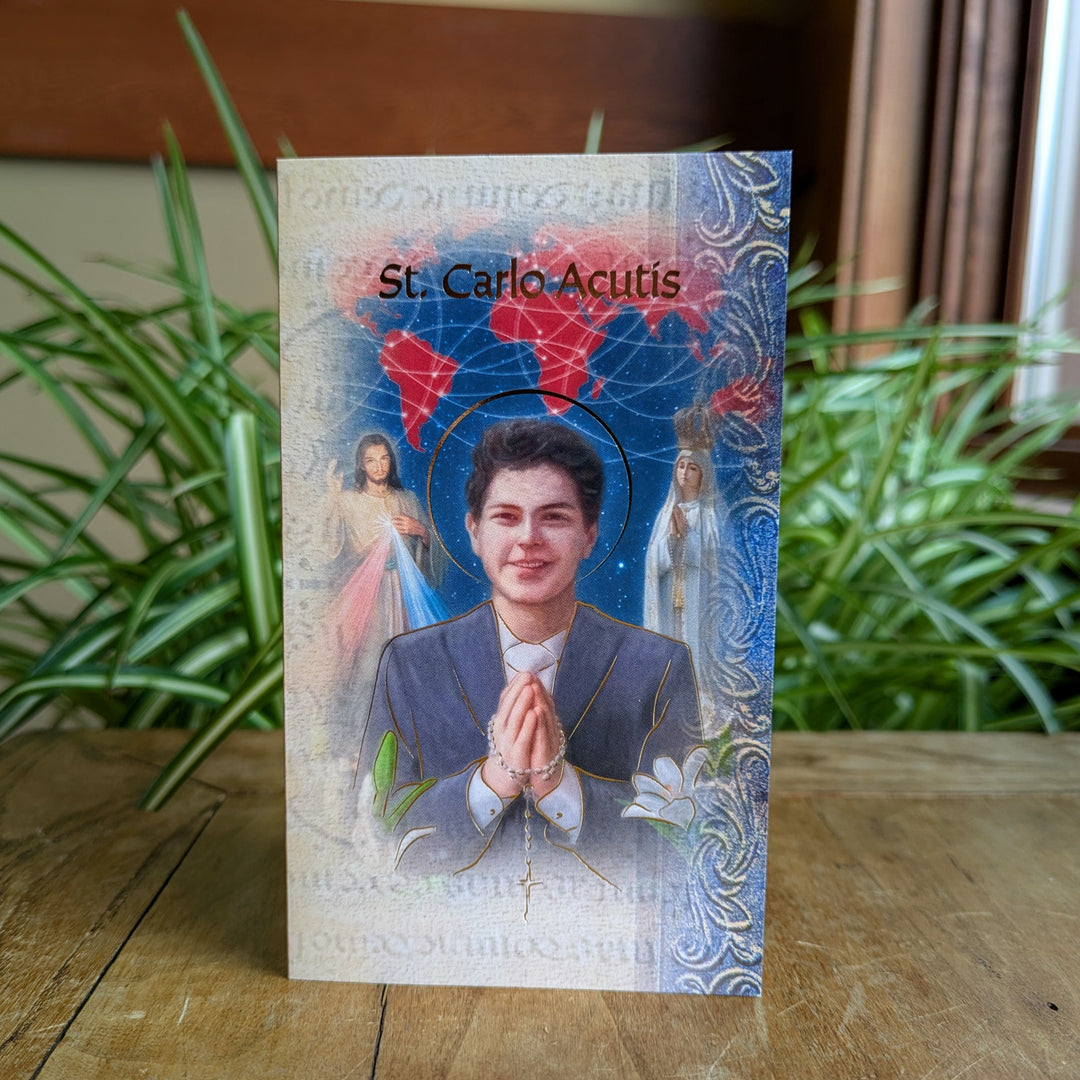 Pamphlet - St Carlo Acutis Biography