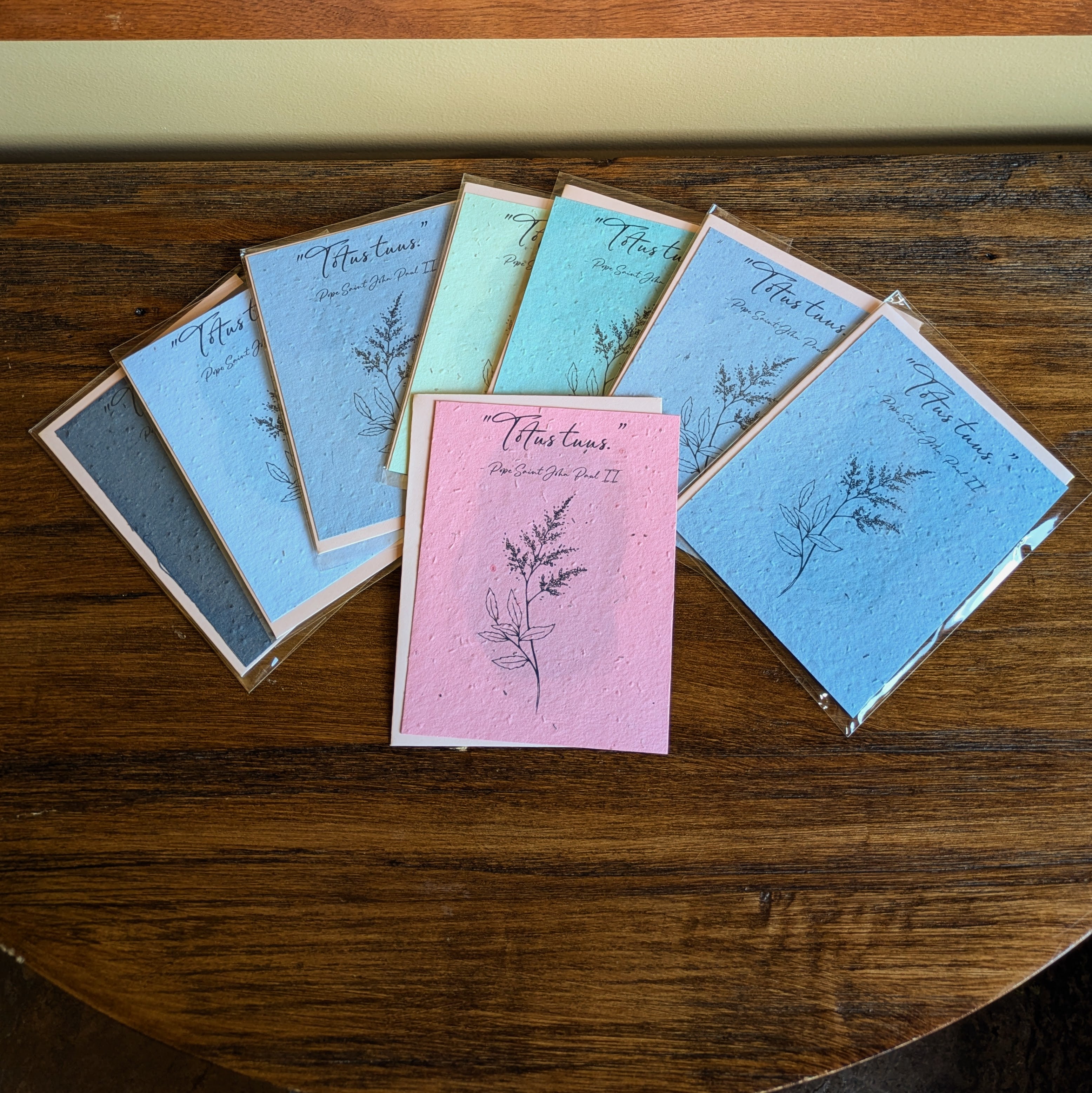 Seed Card - Totus Tuus