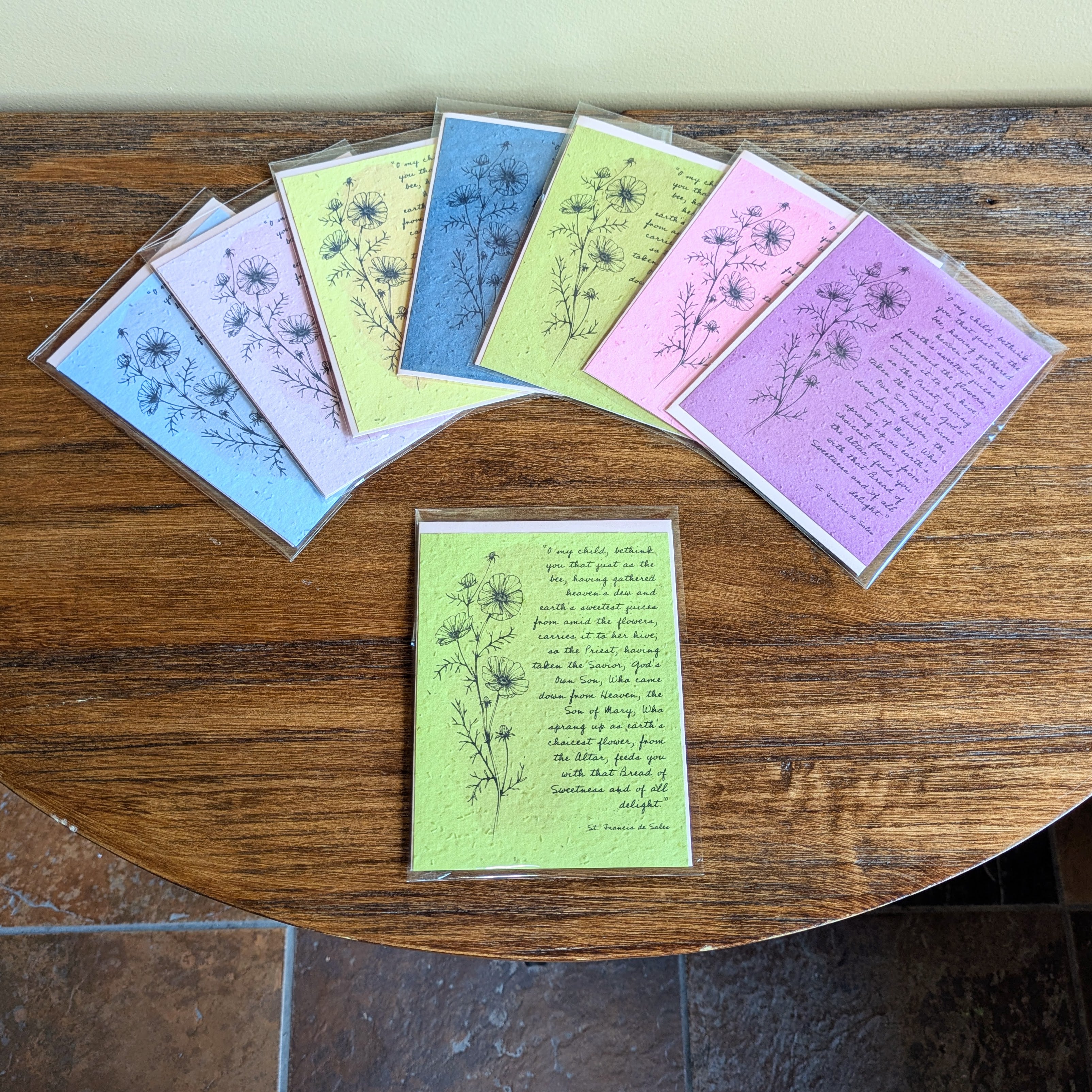 Seed Card - Just as the Bee