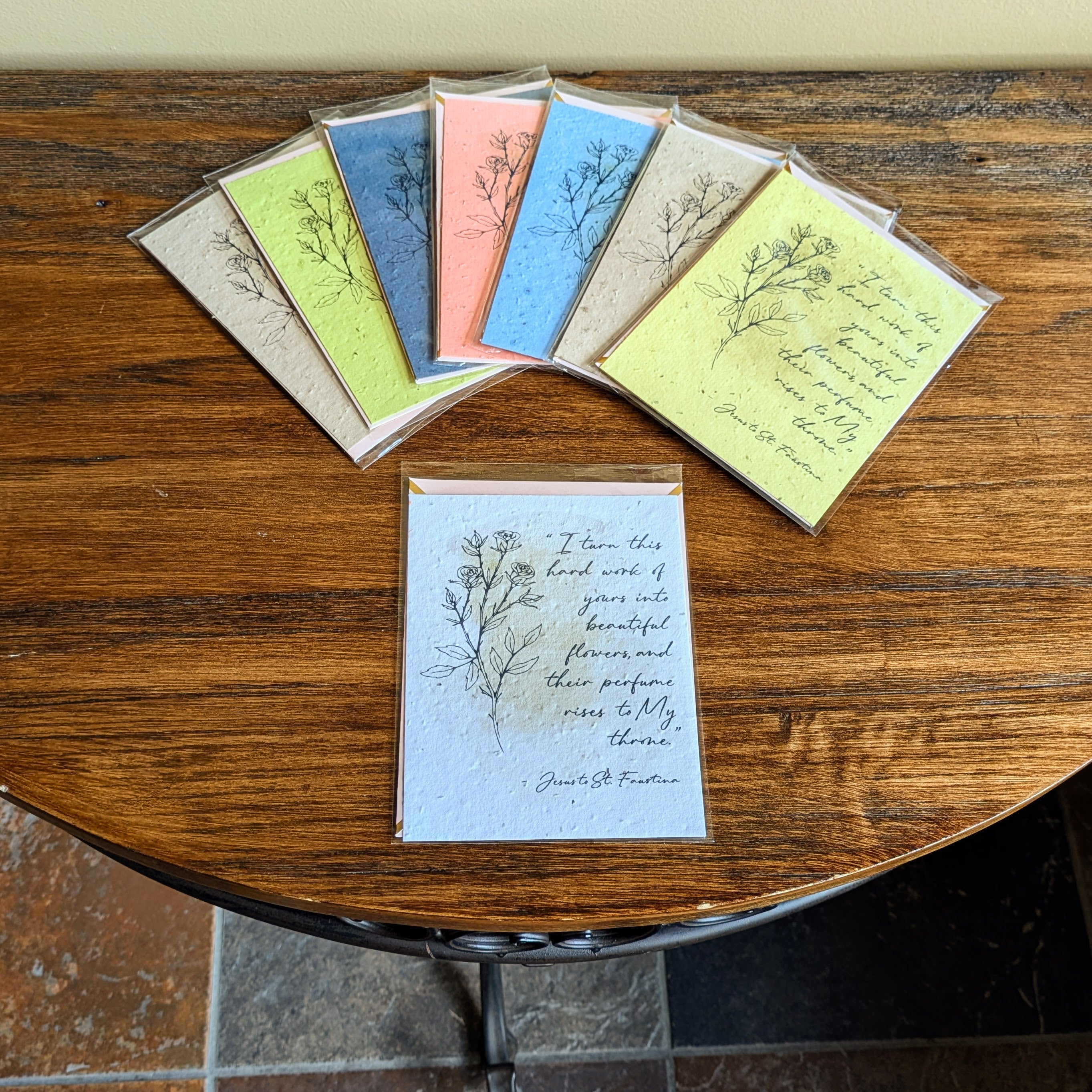 Seed Card - Into Beautiful Flowers