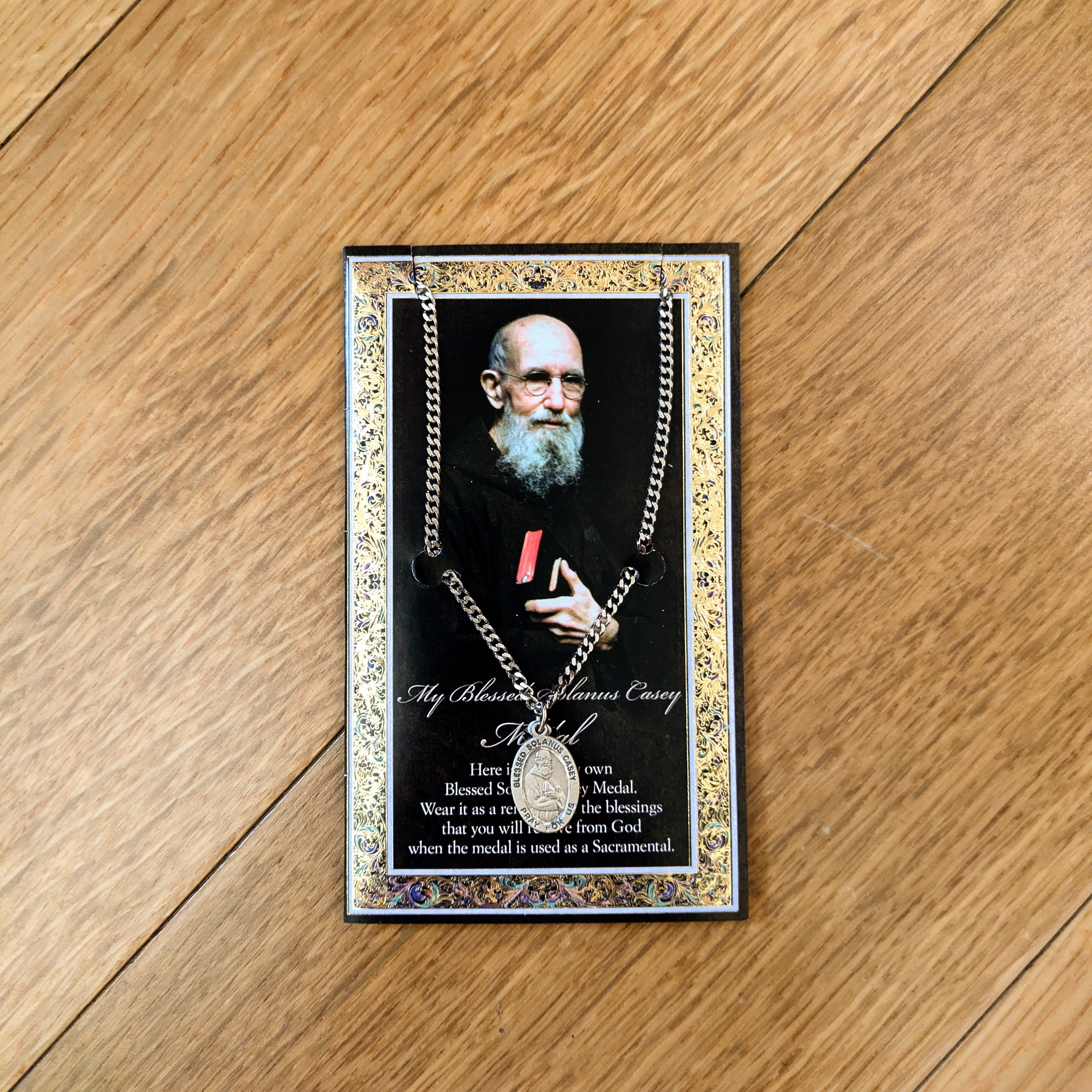 Pendant - Bl Solanus Casey - Pewter - 24"