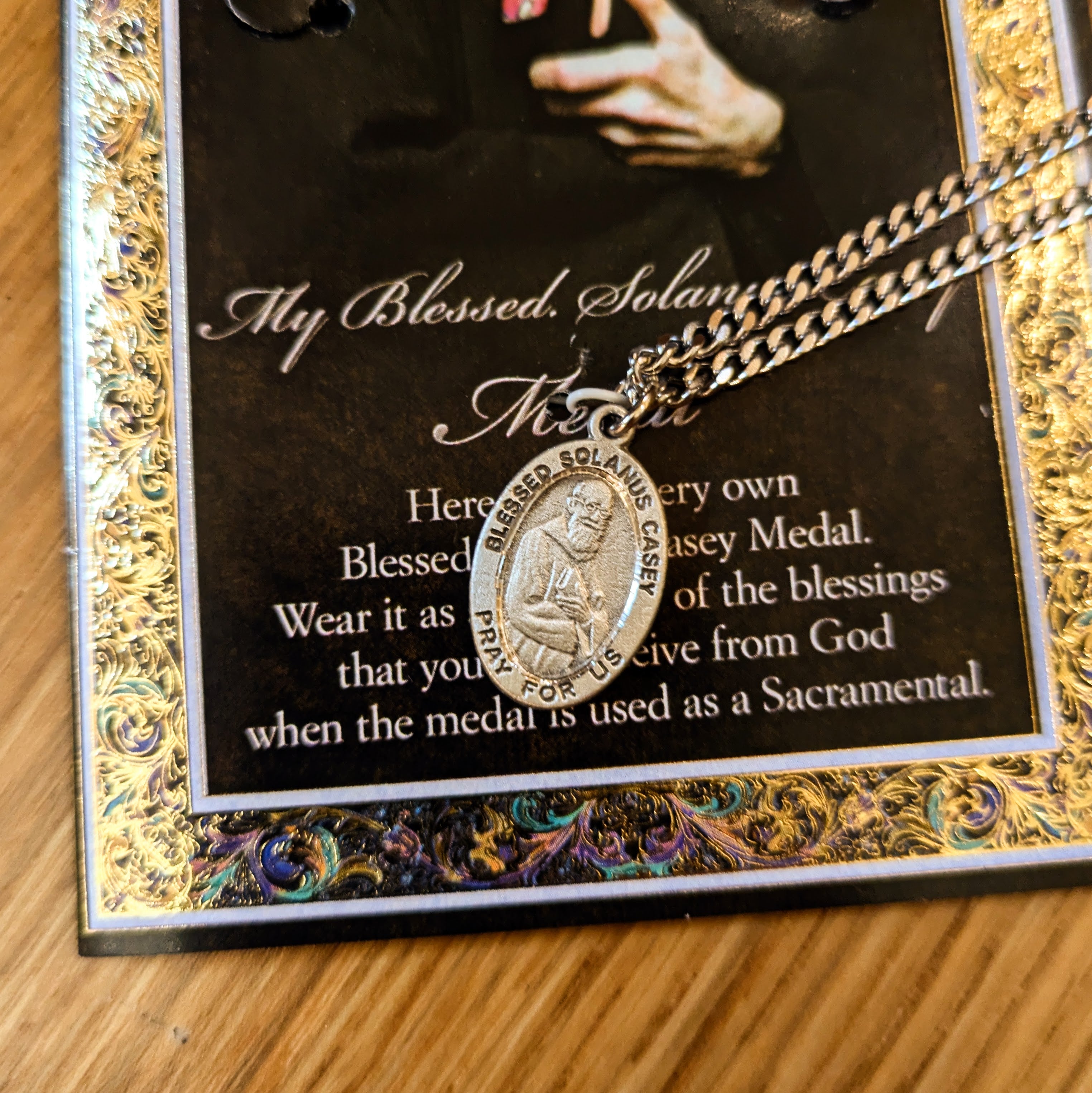 Pendant - Bl Solanus Casey - Pewter - 24"