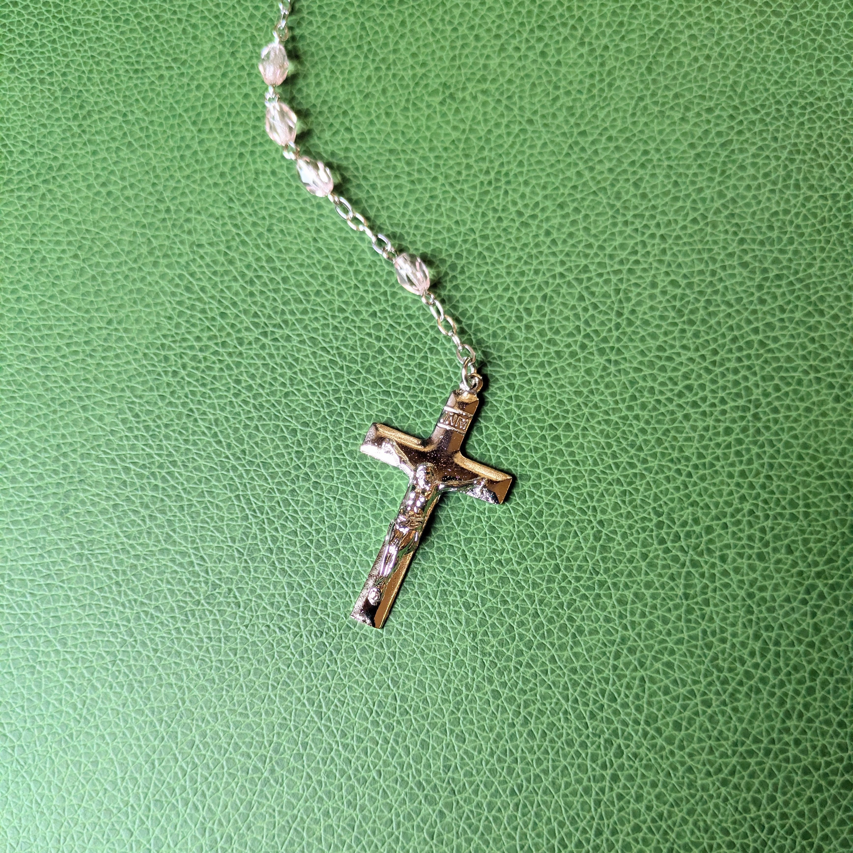 Rosary - Checo Pink Bead