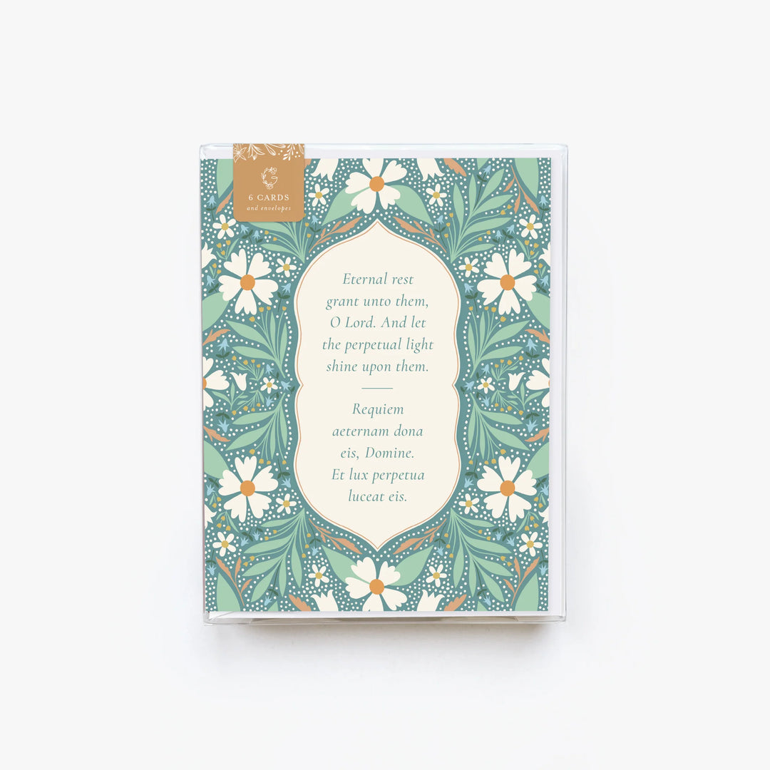 Boxed Card Set - "Eternal Rest" - Sympathy Card - 6pc