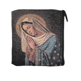 Rosary Case - Praying Madonna