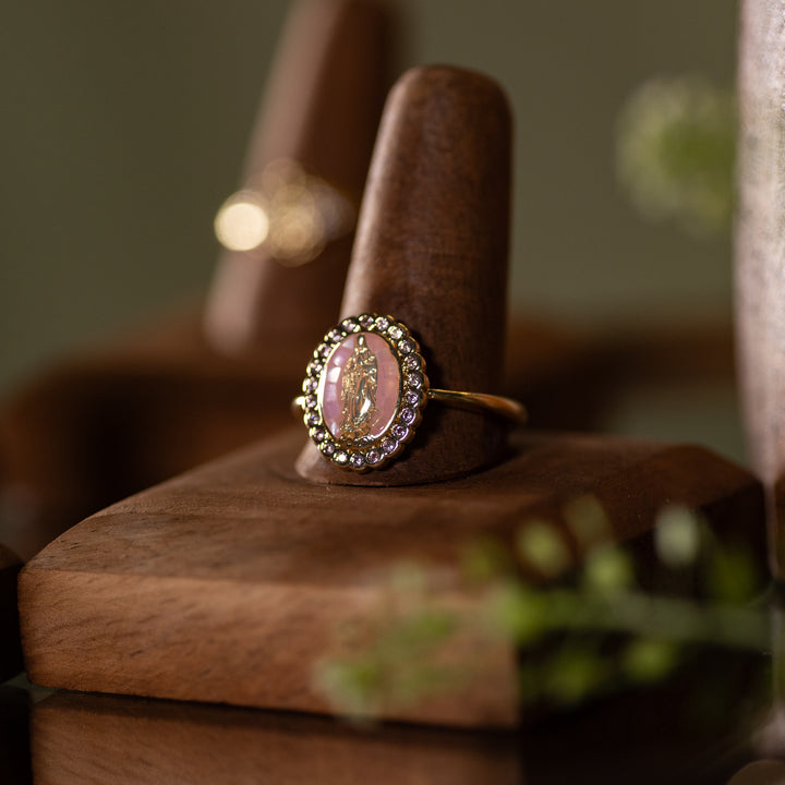 Ring - OLG - 14K Gold Filled - Pink - Cubic Zirconia