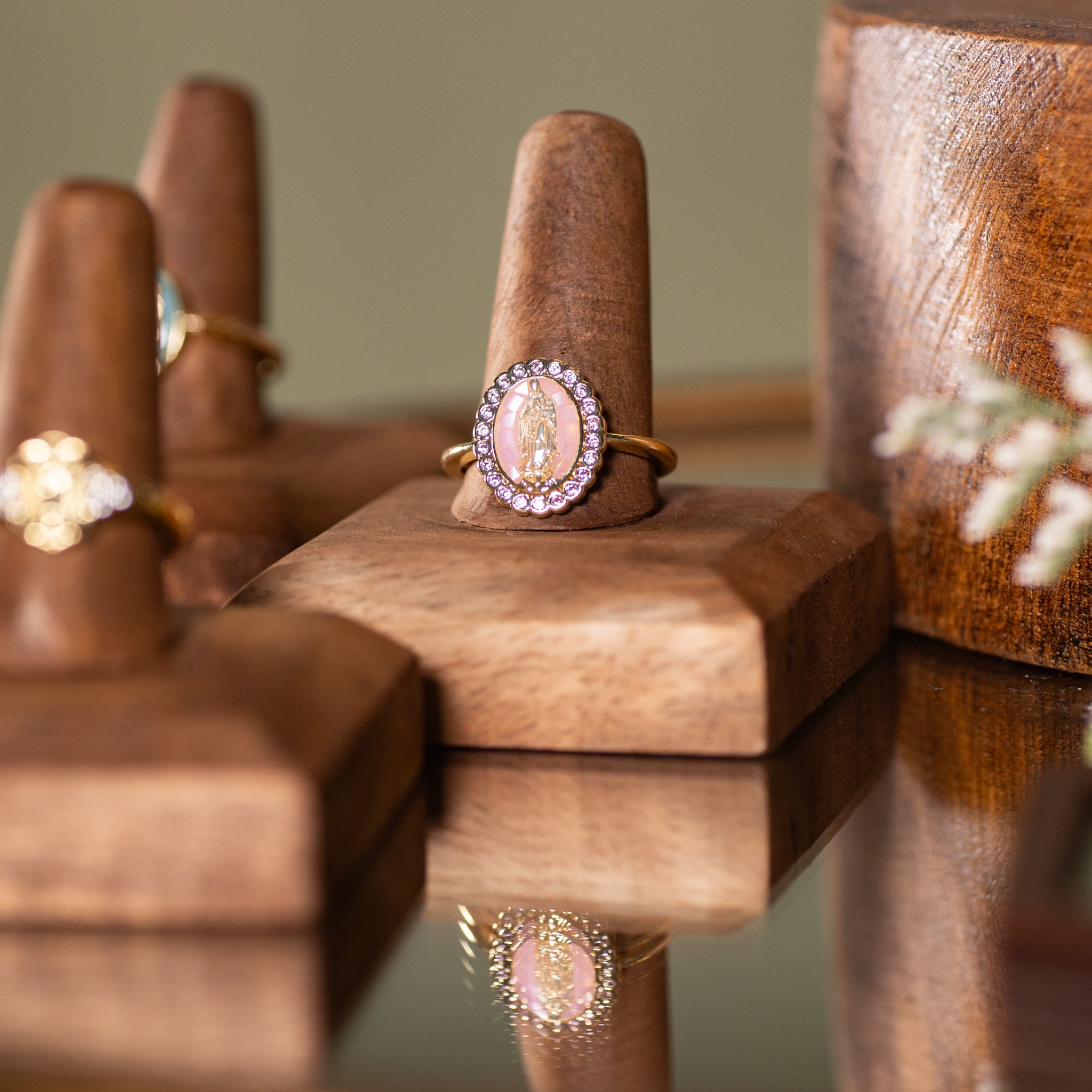 Ring - OLG - 14K Gold Filled - Pink - Cubic Zirconia