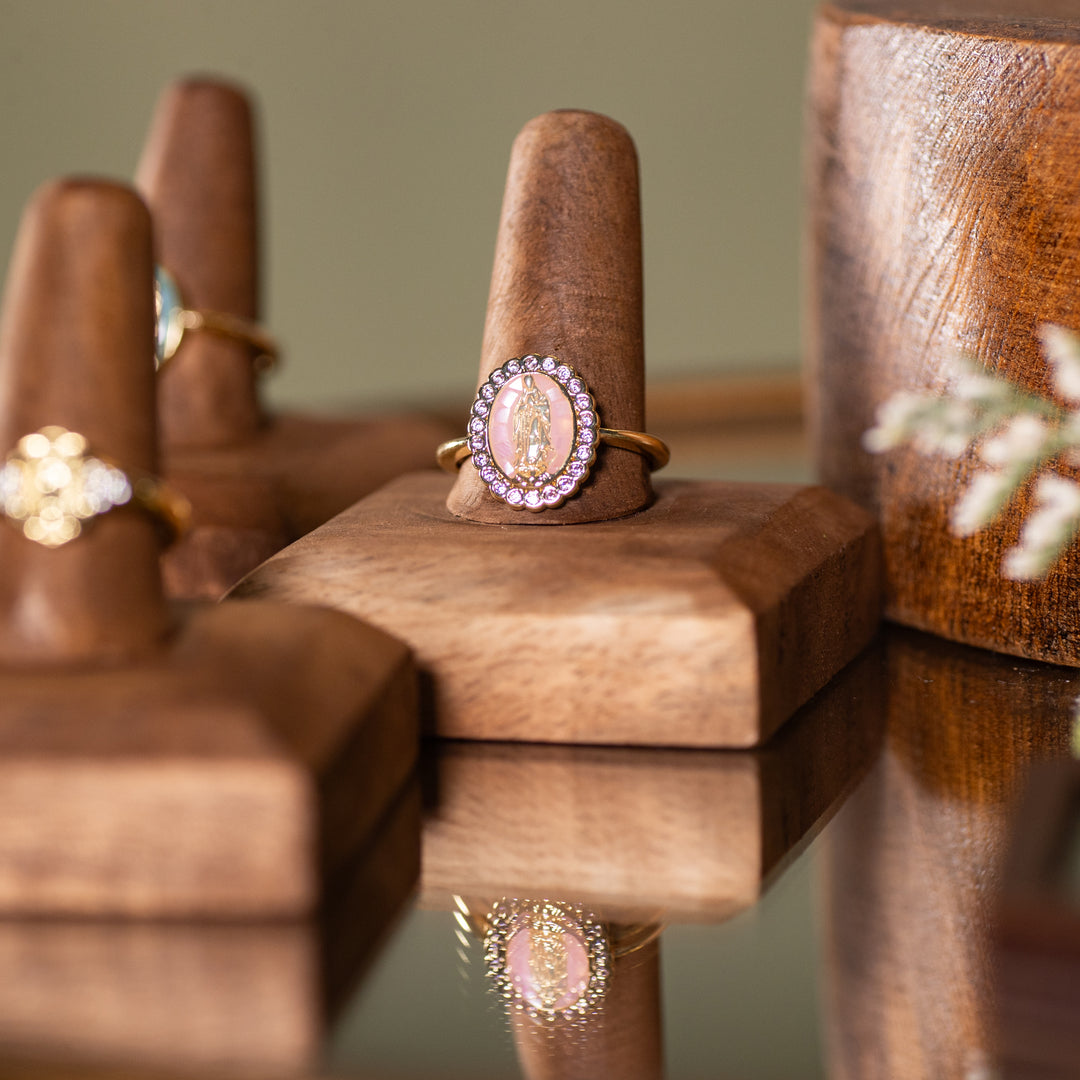 Ring - OLG - 14K Gold Filled - Pink - Cubic Zirconia