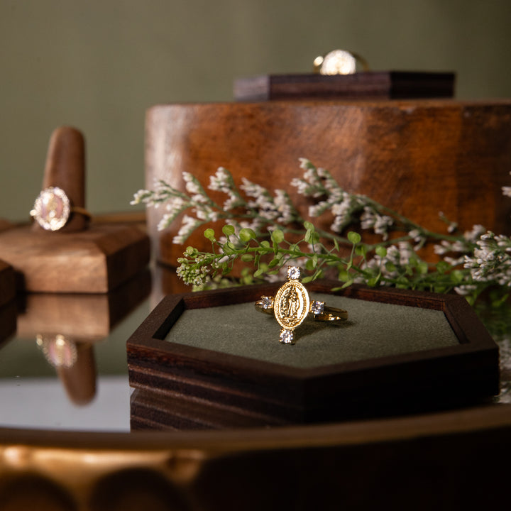 Ring - OLG - Crystal Rim - Gold